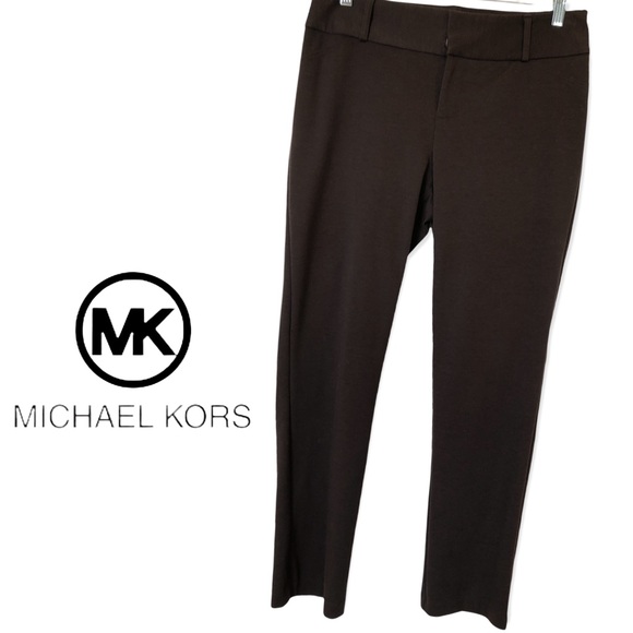 MICHAEL KORS Brown Knit Pants - Picture 1 of 4